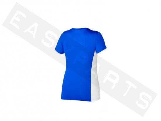 T-shirt YAMAHA Paddock Azule Performance Portici Blu Mujer